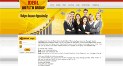 Desktop Screenshot of idealwealthgroup.com